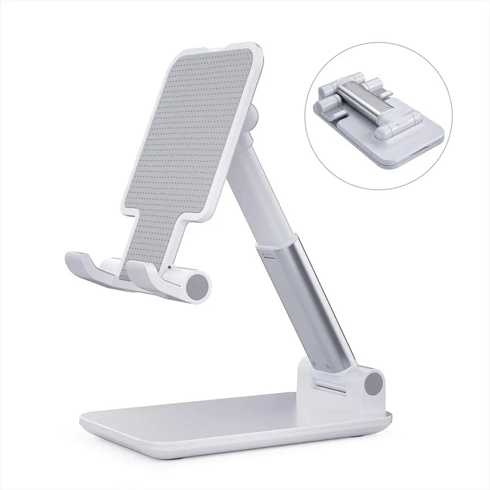 HYF Amazon Trending Mini supporto per Tablet in alluminio pieghevole regolabile portatile supporto per Tablet supporto per telefono cellulare per iPhone