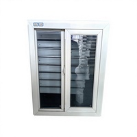Fenêtres coulissantes en vinyle UPVC de style américain les plus populaires, résistantes aux ouragans, à double vitrage, fenêtres coulissantes en vinyle NFRC PVC