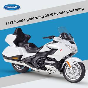 WELLY 1:12 <span class=keywords><strong>2020</strong></span> Gold Wing Heavy Diecast Metal Motorcycle Model Control the Force for Collectors 14 Years & up Gift Wholesale - Product Image 5