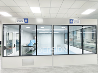 Salle blanche sans poussière Iso 7 8 niveau préfabriqué salle blanche modulaire pour PCR/Pharma/test de microbiologie