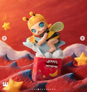 Figura de Juguete Original POPMART MOLLY 1/8 y Juguete de Vinilo Original para Fanáticos de Dibujos Animados y Anime - Product Image 1