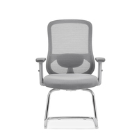 Chaises de bureau ergonomiques réglables et élégantes KMJ, chaise de bureau en maille à dossier haut pour le personnel
