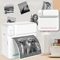 Printer Mini portabel terlaris untuk penggunaan di rumah kompatibel dengan ponsel koneksi BT tinta pintar Printer Label Gratis