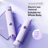 Alat Cukur Wanita Multifungsi 2 in 1 Dual-head Daya Tahan 1 Jam Pemangkas Bikini Tahan Air IPX4 untuk Perjalanan