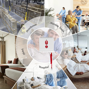 Người chăm sóc máy nhắn tin SOS hệ thống cảnh báo hệ thống gọi không dây với 1 màn hình và 10 nút gọi cho bệnh viện Trung Tâm Điều dưỡng - Product Image 6
