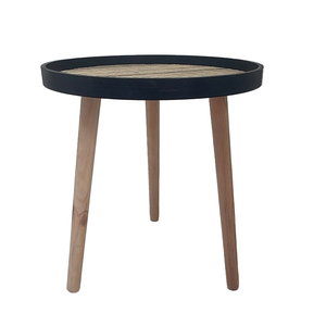 <strong>Round</strong> <strong>Tray</strong> Coffee <strong>Table</strong> Modern <strong>Round</strong> Center <strong>Table</strong> Modern Living Room Coffee Wood <strong>Tables</strong> With Solid Wood Leg Storage <strong>Tray</strong> - Product Image 2
