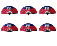 Ensemble de supporters personnalisé avec drapeau d'Haïti : Écharpe, Bandana, T-shirt – Vêtements décoratifs pour fans de football d'été