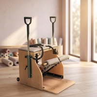 Commercial Pilates Combo Chair Oak/maple Frame Wunda Exercise Chair with Pedal Platform Yoga Studio Fitness Equipment