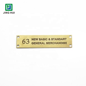 In Ottone personalizzata Targhetta per la Borsa - Product Image 4