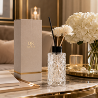 Bouteille vide en verre pour diffuseur à bâtonnets 120 ml – Boîte de diffuseur à bâtonnets pour aromathérapie à domicile – Bouteilles de diffuseur à bâtonnets