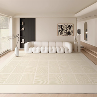 Neuer Luxuriöser Hochwertiger Polyester-Teppich für Wohnzimmer Schlafzimmer Rutschfester Dicker Gewebter Wasserdichter Rechteckiger Bodenteppich für Auto