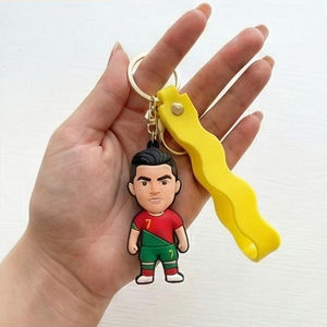 Porte-clés de football 3D personnalisé pas cher, t-shirt de club de football brésilien, logo personnalisé, porte-clés promotionnels, cadeaux promotionnels - Product Image 3