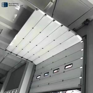 Portes <span class=keywords><strong>de</strong></span> <span class=keywords><strong>garage</strong></span> sectionnelles en métal résistantes aux chocs avec petite porte, au meilleur <span class=keywords><strong>prix</strong></span> - Product Image 1