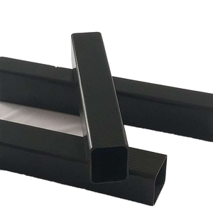 Fabricación de equipos deportivos líderes en la industria con patrón circular tubo cuadrado de fibra de carbono de tela de varilla ligera - Product Image 1