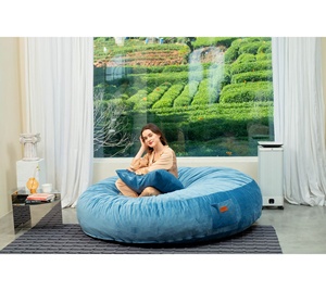 Tissu en <span class=keywords><strong>mousse</strong></span> en peluche, 7 pieds, 230cm, géant xxl, extra large, chaise à pouf, très grand <span class=keywords><strong>lit</strong></span> à pouf - Product Image 3
