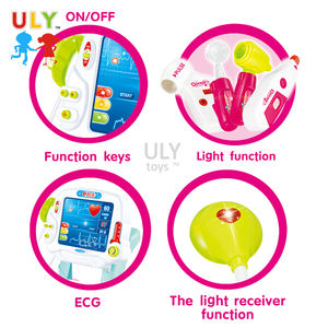 मजेदार और शैक्षिक प्लास्टिक डॉक्टर खिलौने बच्चों को लड़कों और लड़कियों के लिए मेडिकल किट सेट - Product Image 5