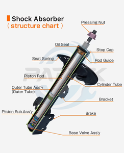 Neues Design für Auto-Fahrwerkssystem Vordere und Hintere Stoßdämpfer-Baugruppe für Toyota Raum 1999 Stoßdämpfer - Product Image 3