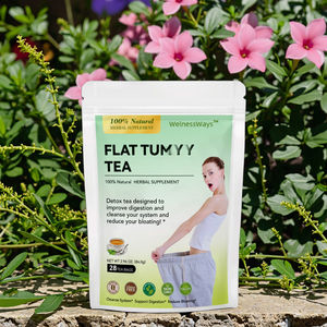 OEM ODM en iyi bitkisel brülör düz göbek çay 28 gün detoks ince çin bitkisel yeşil yağ yakma kilo kontrolü çay kaybetmek - Product Image 1