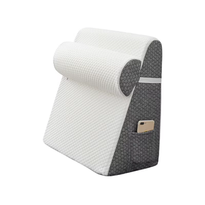 Almohada de Espuma Viscoelástica Premium con Soporte Ergonómico <span class=keywords><strong>para</strong></span> el Cuello, <span class=keywords><strong>para</strong></span> <span class=keywords><strong>Leer</strong></span>, Trabajar, <span class=keywords><strong>Dormir</strong></span>, Alivio del Reflujo Ácido y Dolor de Espalda - Product Image 1