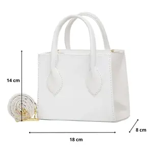 Sac bandoulière en cuir rouge Fana Layla, style vintage, à sangle unique, imperméable, pour usage quotidien - Product Image 4