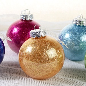 Lot de Boules de Noël Colorées en Plastique Mélangées pour Décoration d'Intérieur – Vente en Gros à Prix Abordable - Product Image 5