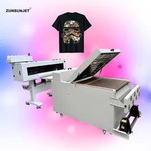 Zunsunjet digital Muito Barato T Shirt Dtf Imprimante 60Cm Xp600 Printer Printing Machine Set Small Business