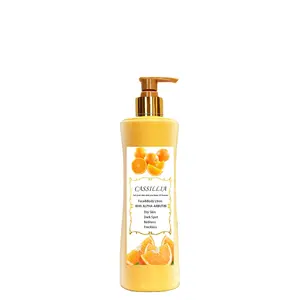 Cassillia oem crème biologique blanchissante lait en poudre et crème anti-vergetures crème amincissante lotion pour le corps au niacinamide