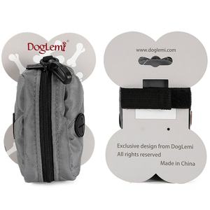 Custom Eco-Friendly Simple Style Leather Pet <b>Poop</b> <b>Bag</b> Dispenser and <b>Dog</b> Leash <b>Holder</b> with Waste <b>Bag</b> Storage Feature - Product Image 6