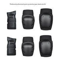 Protège-poignet personnalisé pour adulte avec soutien, coudières et genouillères, ensemble de matériel de protection pour patinage à roulettes, lot de 6, fabriqué en EVA, approuvé CE