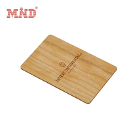 Nouveau design recyclable impression personnalisée NFC bois hôtel carte-clé bambou bois carte RFID