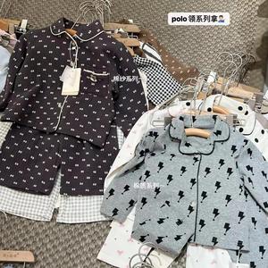 <span class=keywords><strong>Pigiama</strong></span> in <span class=keywords><strong>Cotone</strong></span> a Maniche Lunghe per Ragazzi, Tessuto Waffle con Motivo Floreale, Traspirante, per Autunno e Primavera - Product Image 4