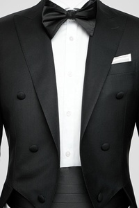 <span class=keywords><strong>Costume</strong></span> de cérémonie de luxe pour homme MTM pour <span class=keywords><strong>mariage</strong></span> et soirée, vêtements pour femmes grandes tailles, costumes en laine non tissée pour adultes, <span class=keywords><strong>costume</strong></span> de smoking à devant plat - Product Image 3