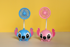 Nouveau Ventilateur Portable Rechargeable en Plastique ABS de Haute Qualité, Vente Chaude, Vente en Gros Directe Usine, Personnalisable, Motif Dessin Animé, 250 mAh, 1 Vitesse - Product Image 2