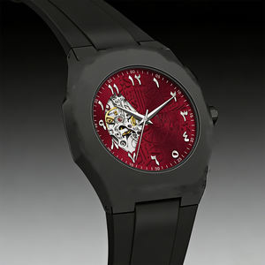 Orologio da Polso Automatico di Lusso OEM con Numeri Arabi, Analogico al Quarzo, Cinturino in Silicone per <span class=keywords><strong>Uomo</strong></span> - Product Image 6