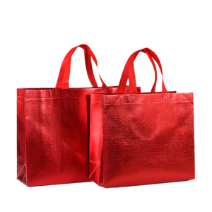 Sac de transport réutilisable en tissu non tissé imprimé en sérigraphie et laminé pour la fabrication de bougies, avec logo personnalisé et cordon de serrage - Product Image 2