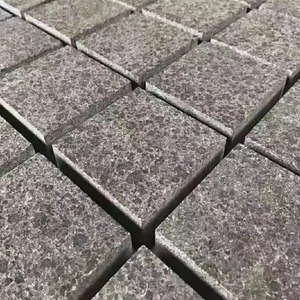 Hiện đại g684 Đen <span class=keywords><strong>Granite</strong></span> <span class=keywords><strong>basalt</strong></span> lát sân vườn lát gạch flamed kết thúc với Non-Slip bề mặt cho biệt thự bên ngoài và ngoài trời công viên - Product Image 2