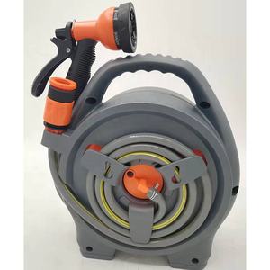 Bobine pour tuyau de jardin rétractable, Mini bobine, <span class=keywords><strong>buse</strong></span> de pulvérisation à 6 fonctions - Product Image 3