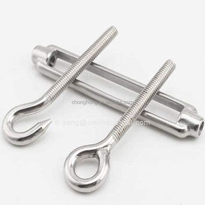Tendeur de câble robuste à crochet et œillet M5 <span class=keywords><strong>en</strong></span> acier inoxydable pour tensionnement de câbles métalliques - Product Image 5