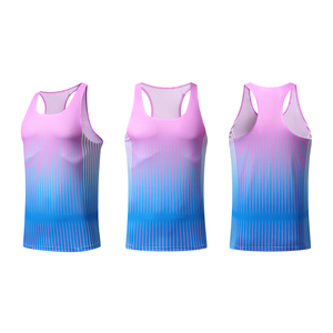 Camiseta Deportiva de Secado Rápido para Hombre, Chaleco Deportivo, Camiseta de Gimnasio Lisa para Hombre y Mujer, Venta al Por Mayor, Poliéster - Product Image 3