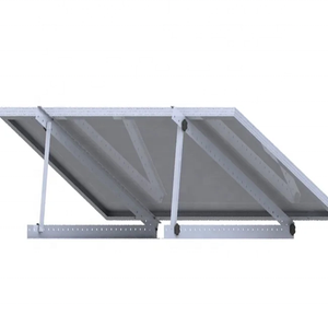 0 đến 90 độ nghiêng quang điện năng lượng mặt trời Roof Bảng điều chỉnh gắn có thể điều chỉnh khung giá tam giác gắn đứng khung hệ thống - Product Image 2