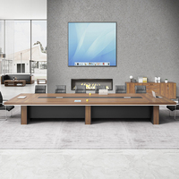Table de conférence de bureau moderne en bois, conviviale, démontable, convertible, extensible, pour usage commercial