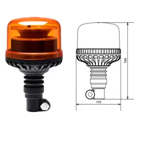 An Ninh LED Strobe Beacon không thấm nước IP66 Xe Cảnh Báo LED flash ROTARY ánh sáng