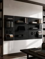 Panneau perforé métallique mural pour salle de jeux, cuisine, bureau, entrée – Solution de rangement modulaire magnétique