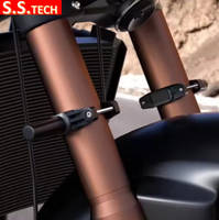 Support universel pour pare-chocs de moto, support de fixation pour phare antibrouillard modifié, support de fixation pour barre d'extension de projecteur