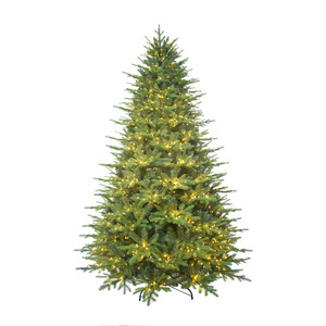 Sapin de Noël de haute qualité, structure articulée, grand sapin artificiel d'extérieur avec lumières LED - Product Image 3