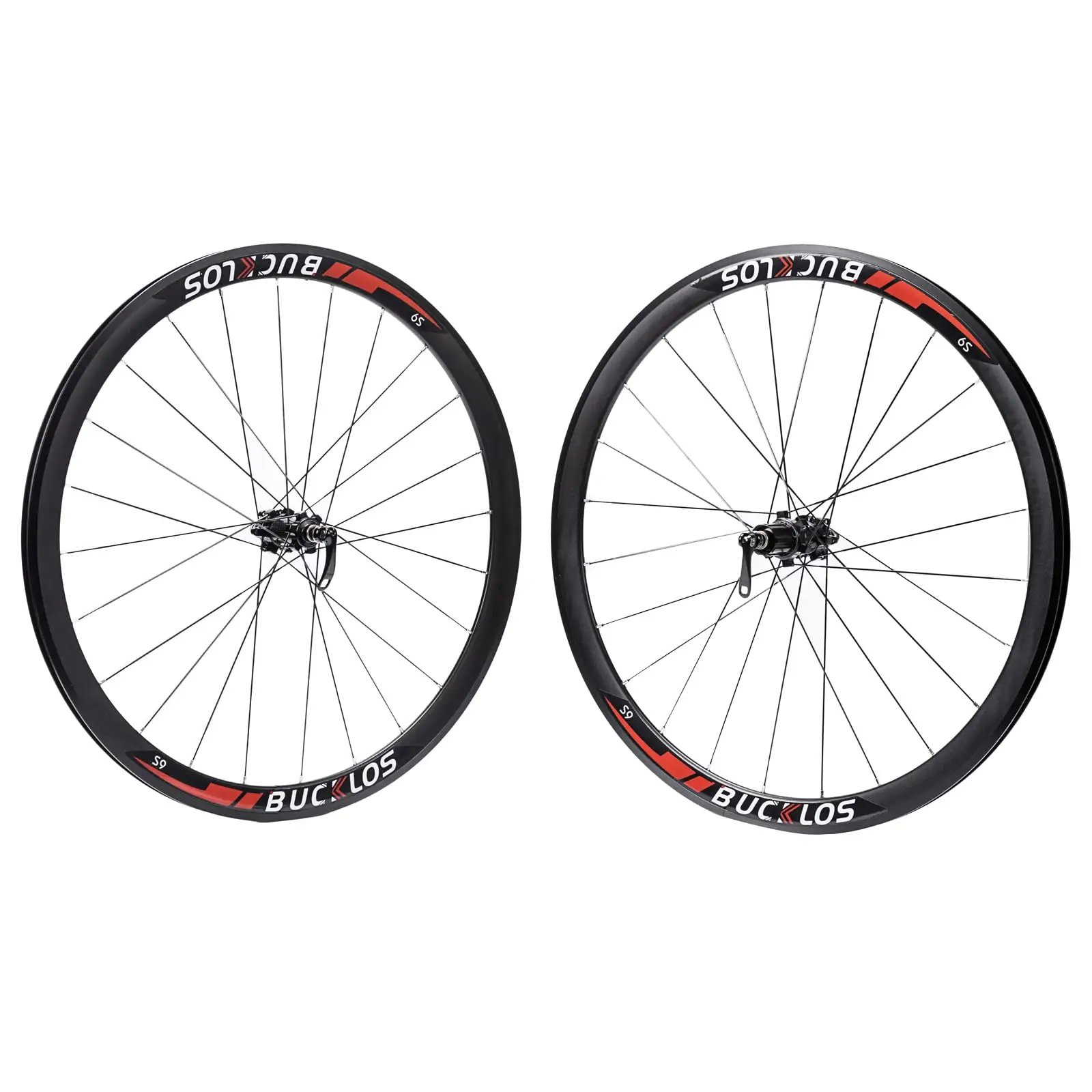 Moyeu en carbone OEM/ODM 700C Roues Roues de vélo de route Pneu Jante Frein à disque Roues avant arrière Jante de vélo de course QR 24H