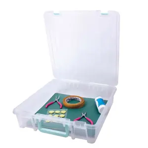29560 12 "x 12" Kunststoff griff Projekt Art Craft Tools Aufbewahrung sbox
