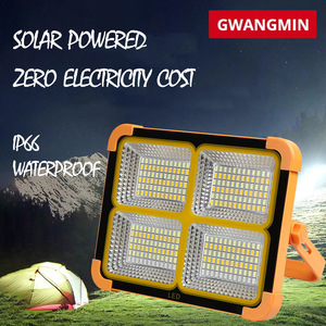 Solar Flood <b>Light</b> 12V <b>LED</b> Touch Control Outdoor Waterproof 50000 Hours 120 Lm/W Ra80 Plastic Body - Product Image 2