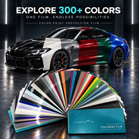 Film de protection de peinture pour carrosserie en TPU PPF noir mat satiné, garantie 5 ans, auto-réparateur, changeant de couleur, anti-rayures