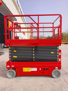 ลิฟต์ยกแบบกรรไกรเคลื่อนที่ได้6-14ม. 230-550กก. แพลตฟอร์มลิฟต์ยกของไฮดรอลิกเคลื่อนที่ได้ด้วยตนเองขนาด6-14ม. 320กก. - Product Image 2